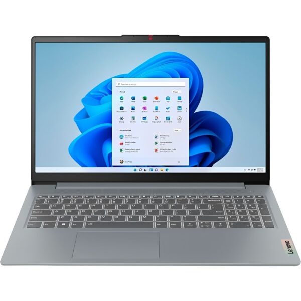 Notebook Lenovo IdeaPad Slim 3i 82XB00HVUS UFS 15.6" Intel N100 4 GB 128 GB SSD - Artic Cinza
