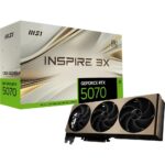 Placa de Vídeo MSI GeForce RTX 5070 Inspire 3X OC Edition 12 GB GDDR7