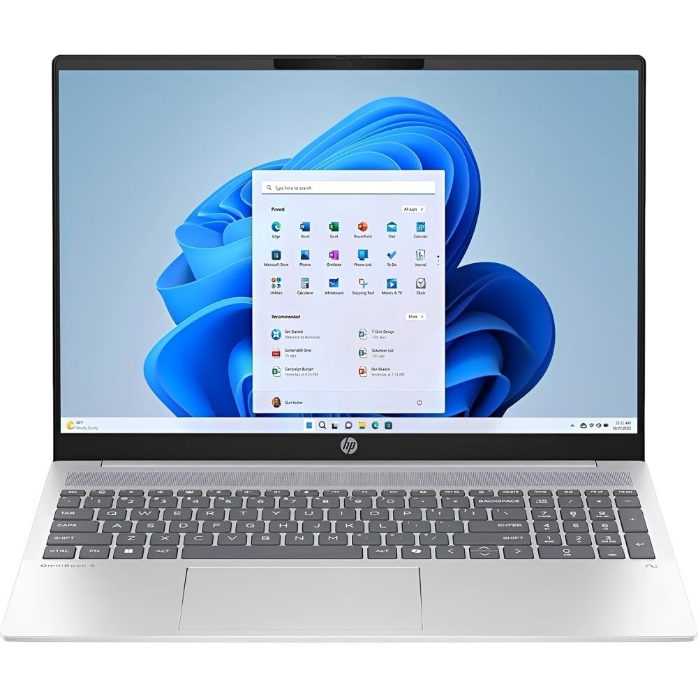 Notebook HP OmniBook 5 16-CD0070WM 16" Touchscreen Intel Core Ultra 7 355 16 GB 1 TB SSD - Prata Notebook HP OmniBook 5 16-CD0070WM 16" Touchscreen Intel Core Ultra 7 355 16 GB 1 TB SSD - Prata - Imagem 1