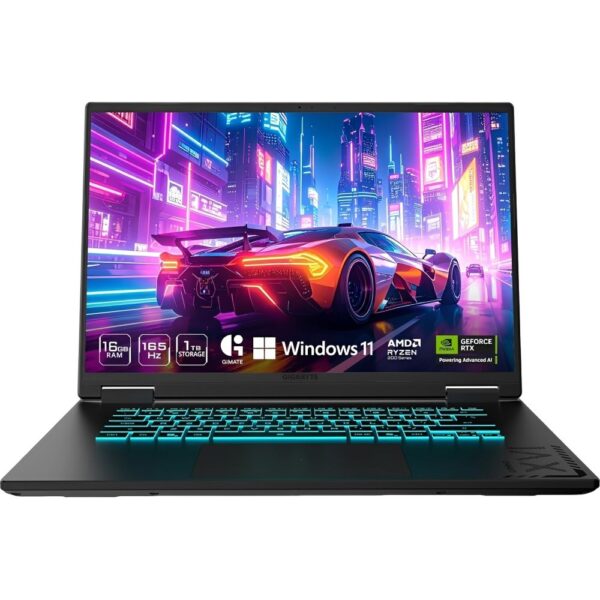 Notebook Gamer Gigabyte A16 3VHK3US894SH 16" AMD Ryzen 7 260 RTX 5060 8 GB - Preto